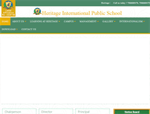 Tablet Screenshot of heritageschools.org